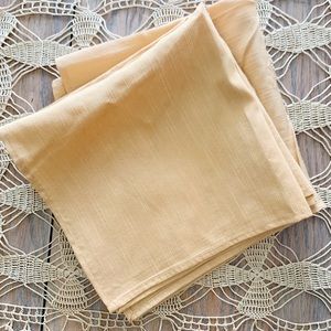 mustard cloth napkins